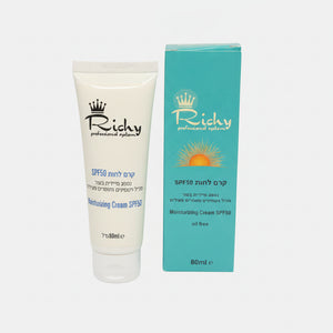 SPF 50 Moisturizing Face Cream Oil-Free Daily Sun Protection Lotion 80ml Hydrati