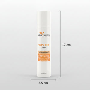 Facial Sunscreen SPF 50 Demi Make Up Cream UVA/UVB Protection Tinted Moisturizer