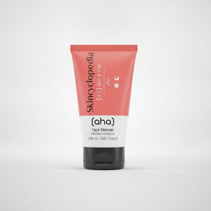 Mild Resurfacing Face Cleanser Gel 5% AHA PHA & Zinc - Gentle Exfoliator 150ml