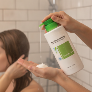 Keratin Repair Shampoo for Dry, Colored, Damaged Hair | Salt-Free, Post-Straightening Treatment, 1000ml