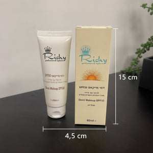 Demi Makeup SPF 50 Oil-Free Tinted Moisturizer Face Sunscreen 80ml for Even Skin