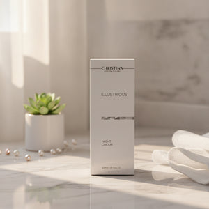 ILLUSTRIOUS Brightening Night Cream 50ml - Skin Renewal, Even Tone, Gentle Exfoliation